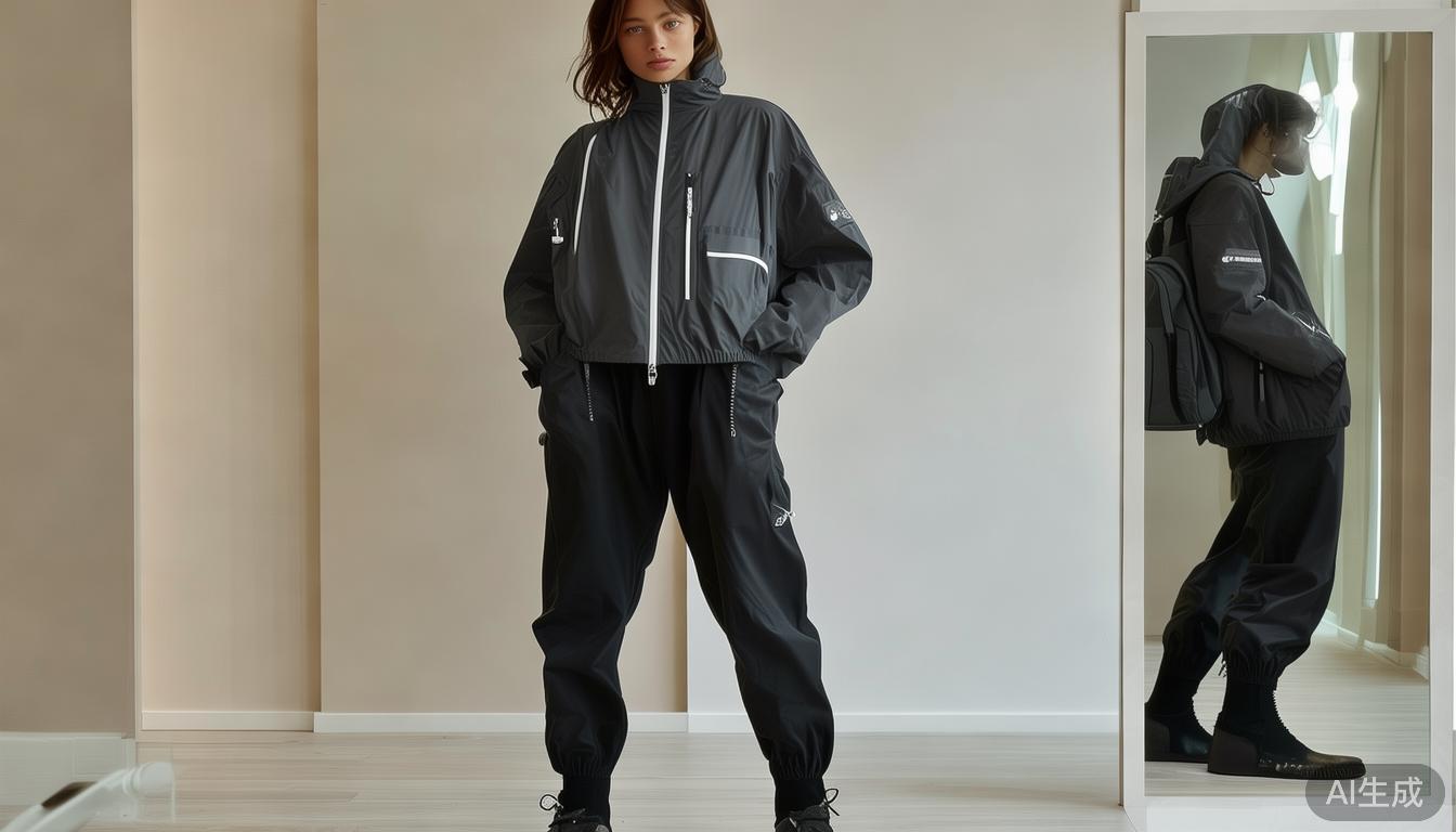 冲锋衣怎么搭好看？选工装裤或直筒牛仔裤，搭小脚裤时尚又方便