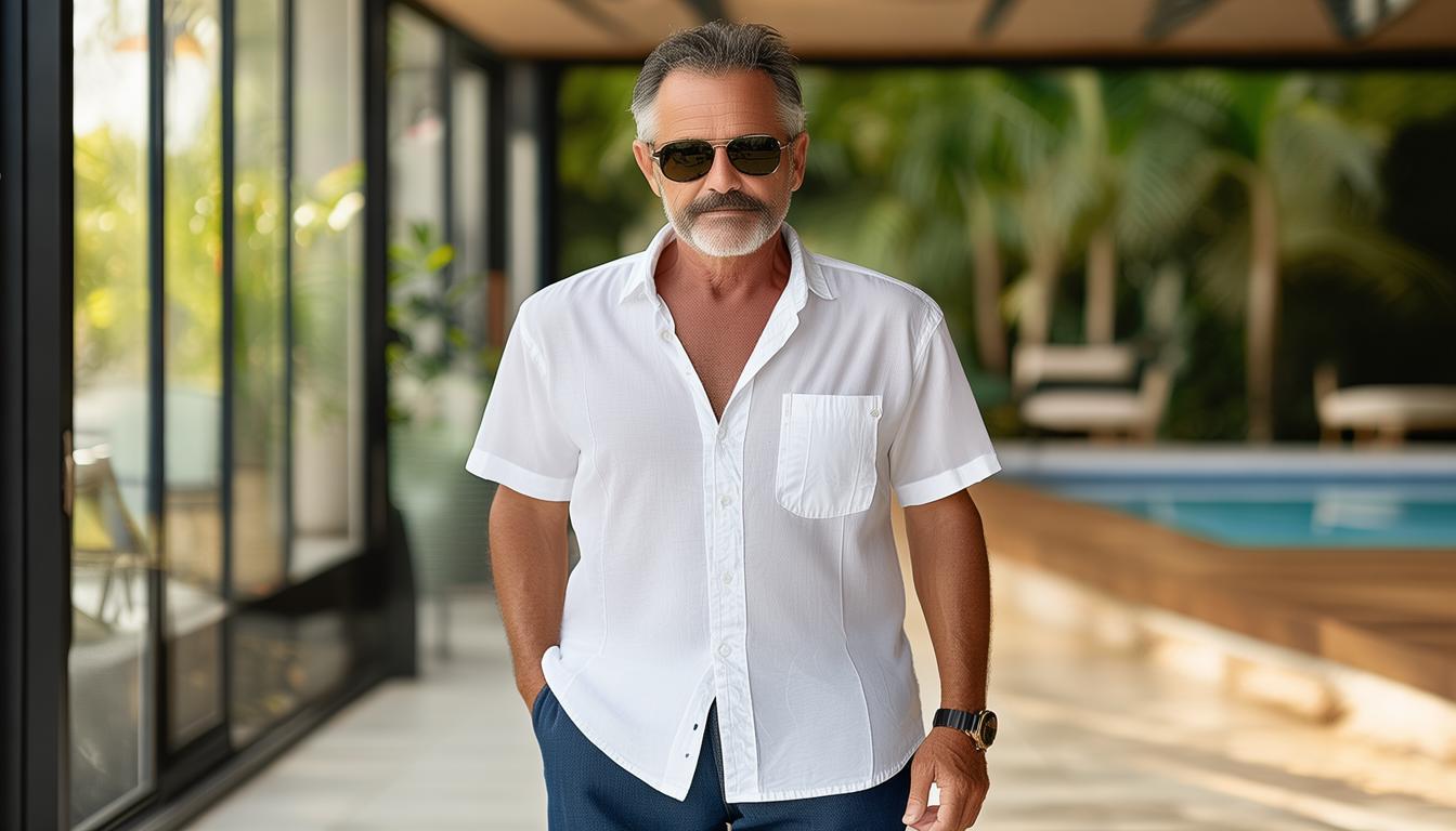 中年爷们夏日穿衣难题咋破？防晒衫+短裤给出答案