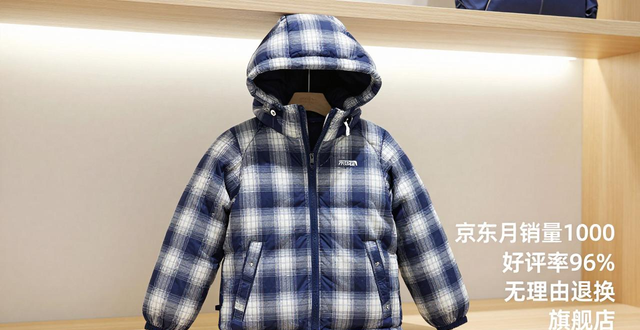 儿童三防羽绒服怎么选？格子面料抗钻绒实测