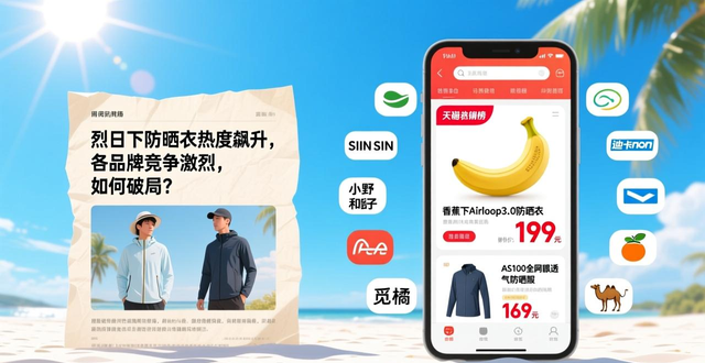 烈日下防晒衣热度飙升，各品牌竞争激烈，如何破局？