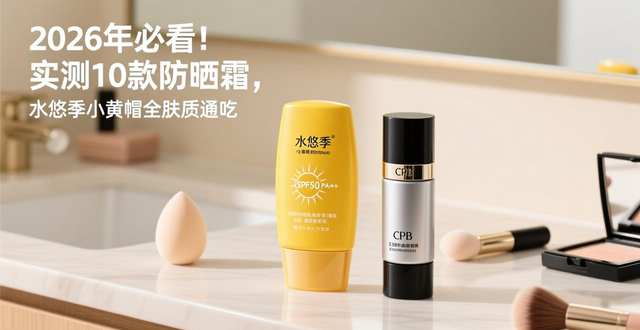 2026年必看！实测10款防晒霜，水悠季小黄帽全肤质通吃