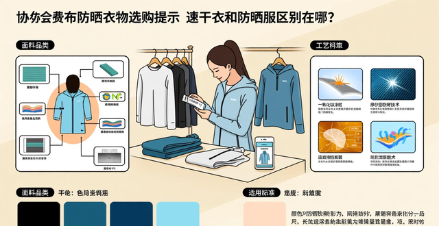 中消协发布防晒衣物选购提示，速干衣和防晒服区别在哪？