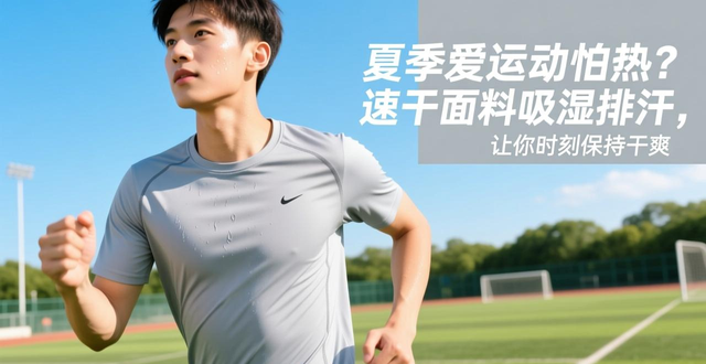 夏季爱运动怕热？速干面料吸湿排汗，让你时刻保持干爽