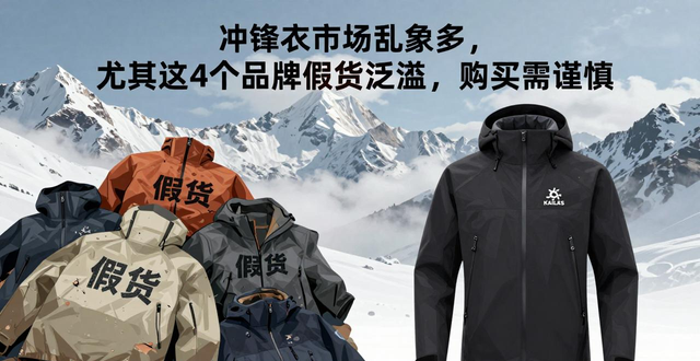冲锋衣市场乱象多，尤其这4个品牌假货泛滥，购买需谨慎