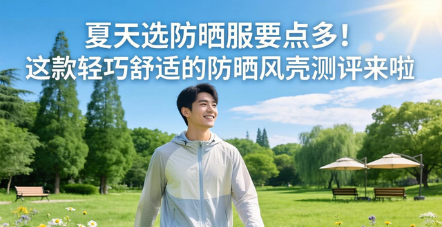 夏天选防晒服要点多！这款轻巧舒适的防晒风壳测评来啦