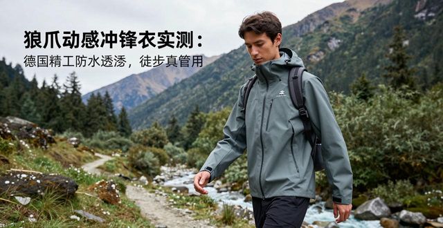 狼爪动感冲锋衣实测：德国精工防水透汽，徒步真管用