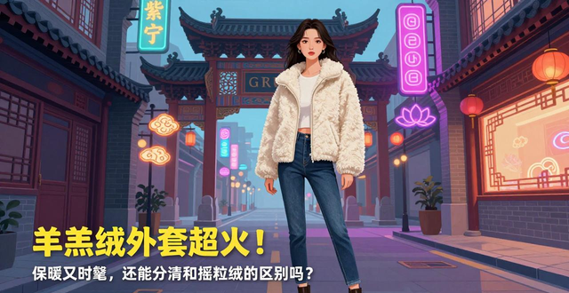 羊羔绒外套超火！保暖又时髦，还能分清和摇粒绒的区别吗？