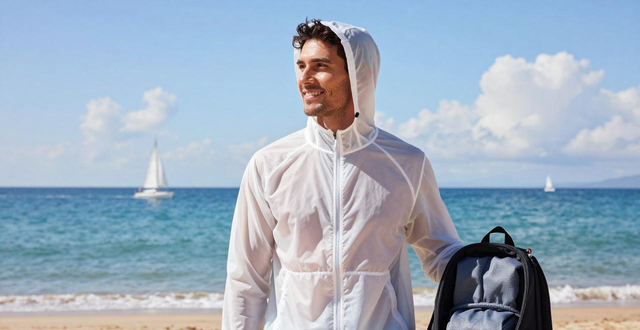 夏日男士必备！轻薄透气冰丝防晒连帽外套，无惧骄阳