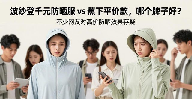 波司登千元防晒服 vs 蕉下平价款，哪个牌子好？