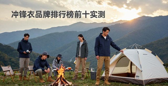 冲锋衣品牌排行榜前十实测，帮你挑到适配户外的靠谱冲锋衣