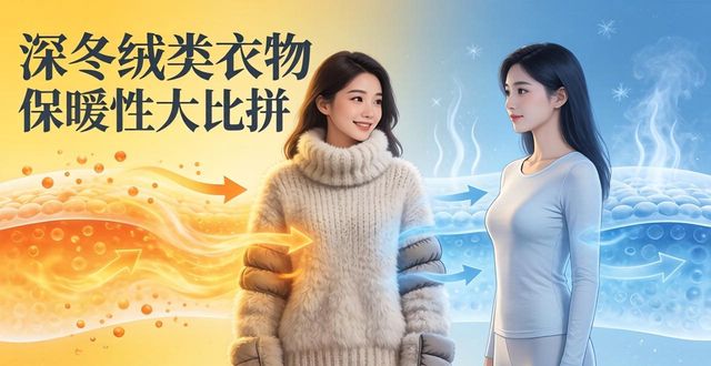 深冬各种绒类衣物保暖性大比拼，腈纶等成分你了解吗？