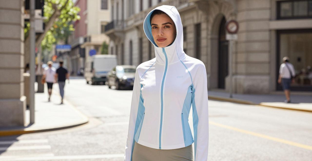 西班牙博主分享在中国穿的 oxy 防晒服，实用又时尚