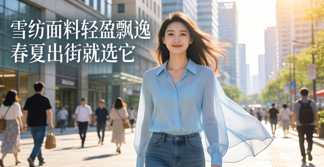 雪纺面料轻盈飘逸 春夏出街就选它