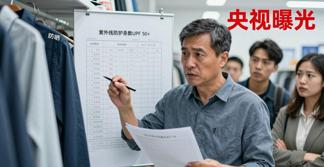 央视曝光！防晒衣竟随意标指数，三无产品还卖爆了